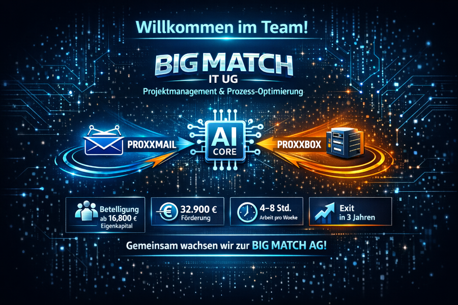 BIG MATCH IT UG Onboarding